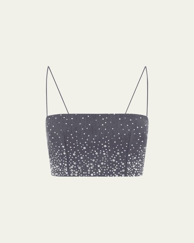 Degrade Crystal Suiting Crop Top